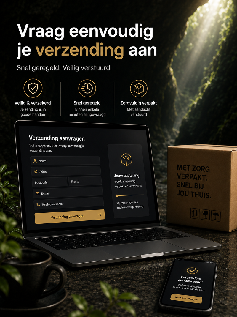 Zending aanvragen