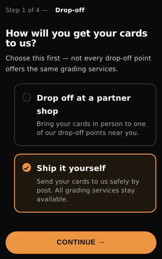 Drop-off — Phone